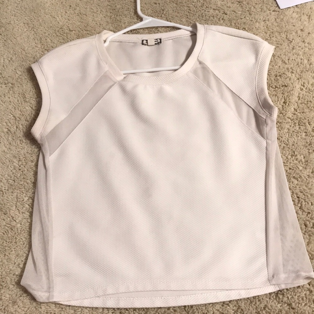 White Eyeshadow Top